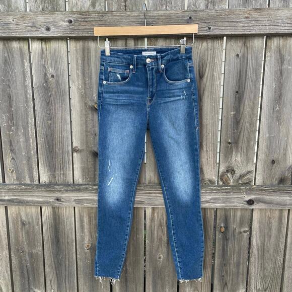 Good American • Good Legs Crop Blue376 - Picture 1 of 8